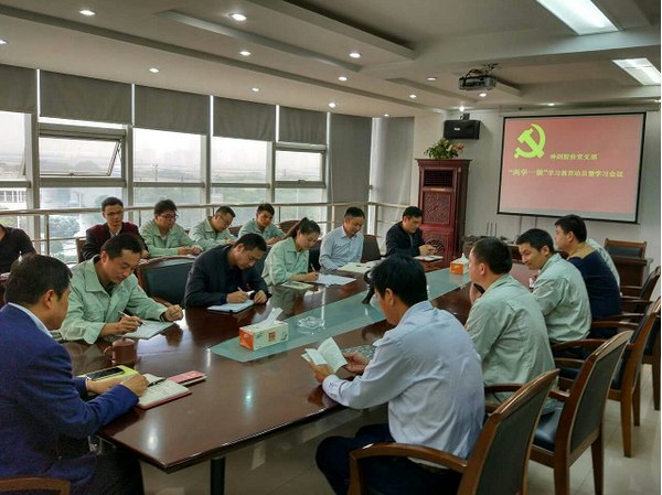 公司党支部召开“两学一做”进建教育活动带头会