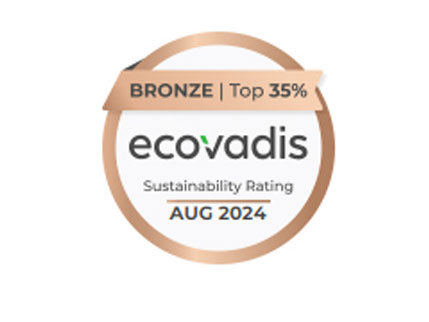 九洲国际官网股份荣获EcoVadis全球企业可持续性评估铜牌焦芈
